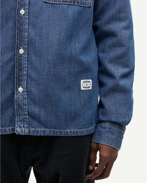 SARYAN O SHIRT 16195 / MID BLUE