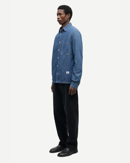 SARYAN O SHIRT 16195 / MID BLUE