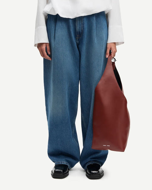 SAHARPER PLEAT JEANS 15893 / FLUID DENIM