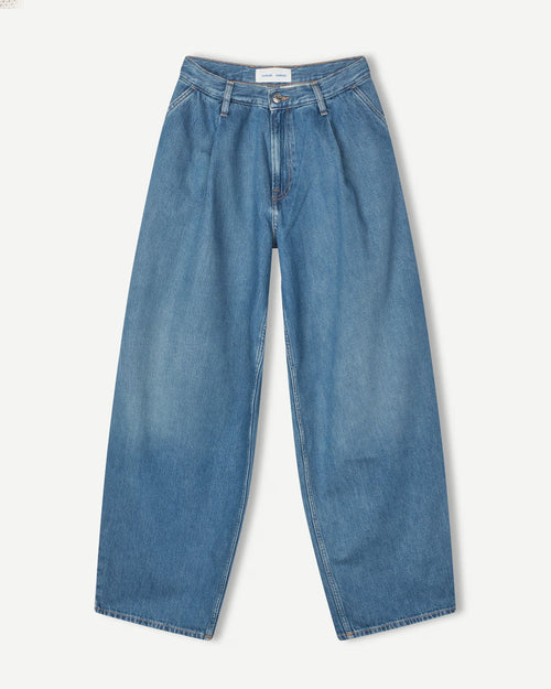 SAHARPER PLEAT JEANS 15893 / FLUID DENIM