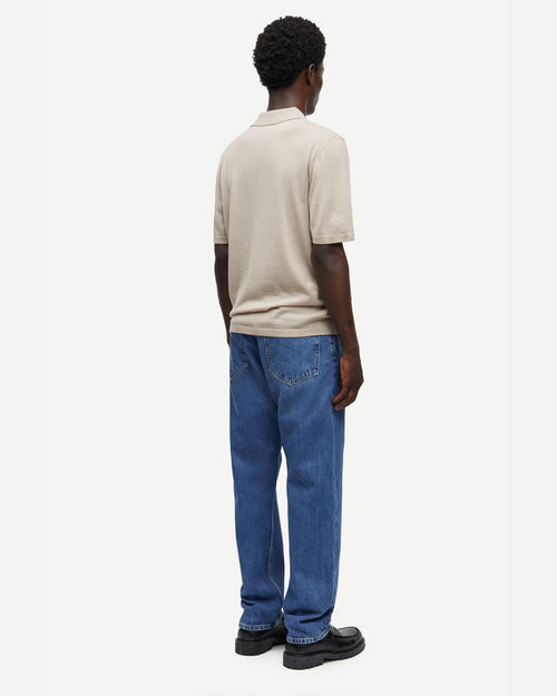 SAROWAN KNIT POLO 15477 / PURE CASHMERE