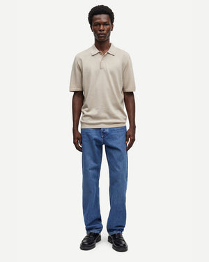 SAROWAN KNIT POLO 15477 / PURE CASHMERE