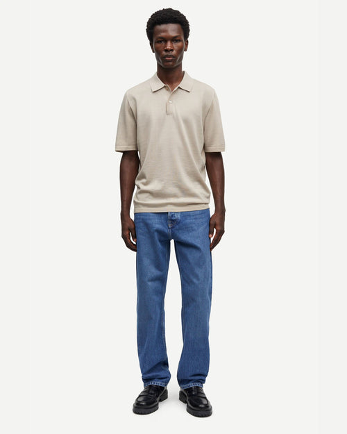 SAROWAN KNIT POLO 15477 / PURE CASHMERE