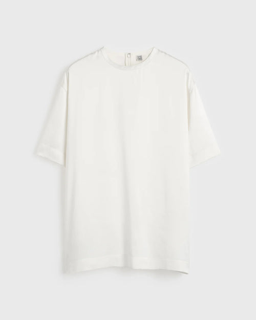 SATIN TEE / WHITE