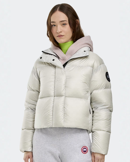 CYPRESS CROPPED PUFFER BLACK LABEL / SILVERBIRCH