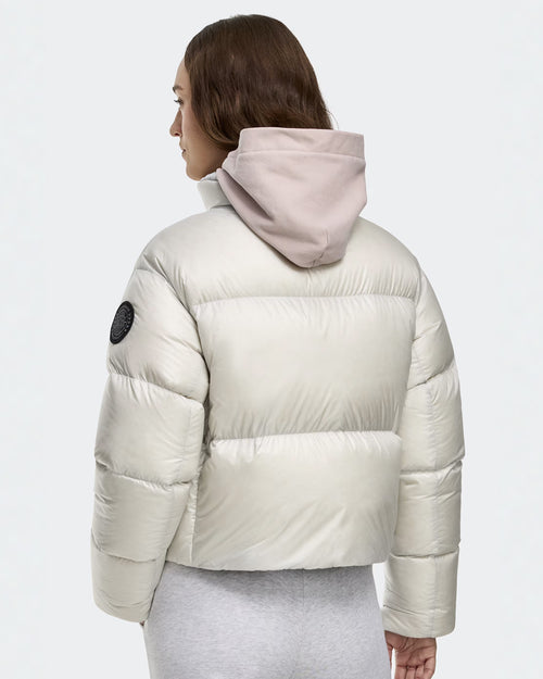 CYPRESS CROPPED PUFFER BLACK LABEL / SILVERBIRCH