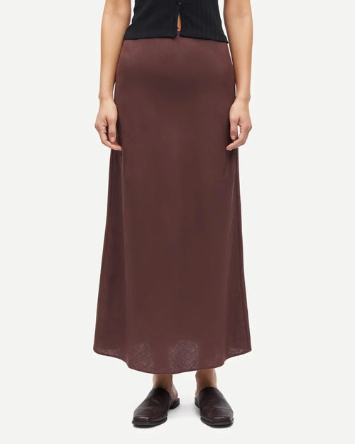 SAAGNETA LONG SKIRT 14329 / FRENCH ROAST
