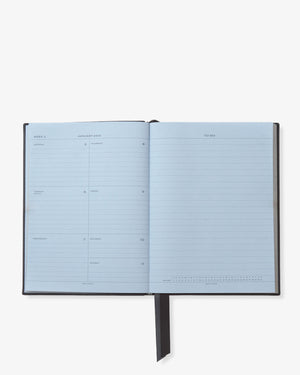 2026 PANAMA SOHO WEEKLY DIARY / BLACK