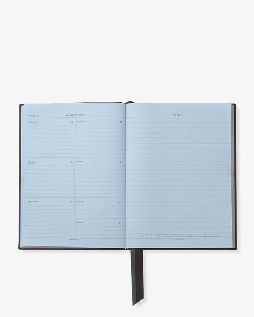 2026 PANAMA SOHO WEEKLY DIARY / BLACK