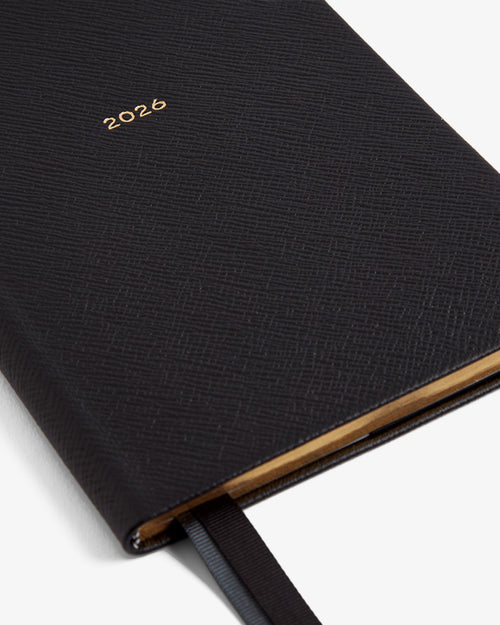 2026 PANAMA SOHO WEEKLY DIARY / BLACK