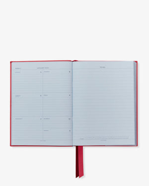 2026 PANAMA SOHO WEEKLY DIARY / RASPBERRY