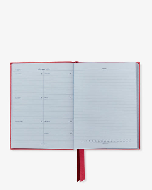 2026 PANAMA SOHO WEEKLY DIARY / RASPBERRY