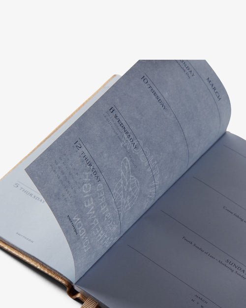 2026 PANAMA WEEKLY DIARY WITH POCKET / BRONZE