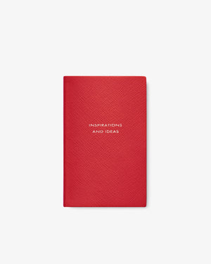 INSPIRATIONS AND IDEAS PANAMA NOTEBOOK / SCARLET RED