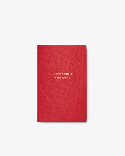 INSPIRATIONS AND IDEAS PANAMA NOTEBOOK / SCARLET RED