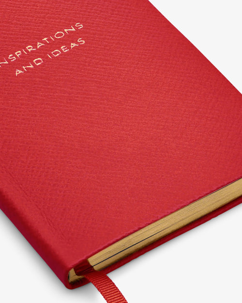 INSPIRATIONS AND IDEAS PANAMA NOTEBOOK / SCARLET RED