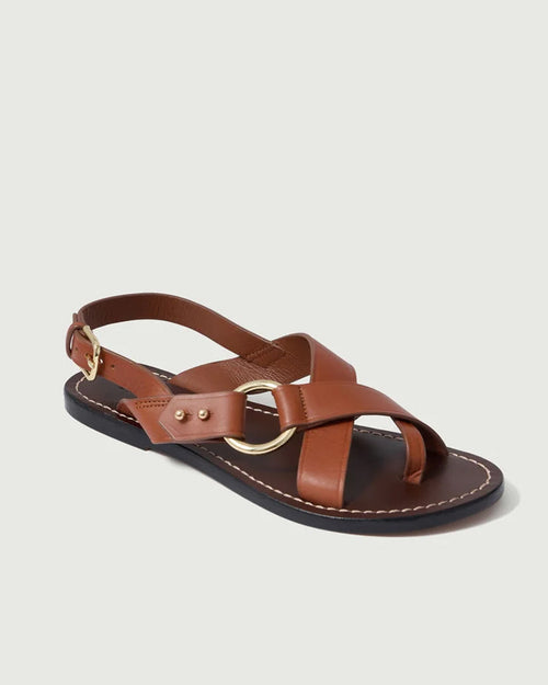 FLORENCE SANDALS / COGNAC