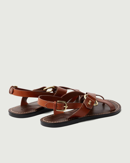 FLORENCE SANDALS / COGNAC