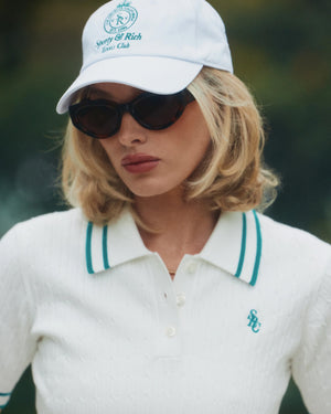 CROWN TENNIS HAT / WHITE