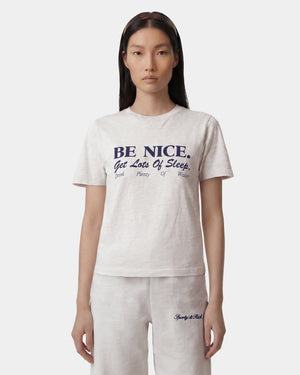 BE NICE ESSENTIAL TEE / HEATHER GRAY