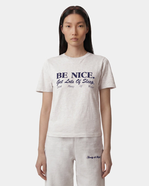 BE NICE ESSENTIAL TEE / HEATHER GRAY