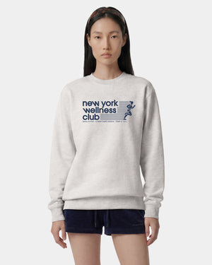 USA WELLNESS CLUB CREWNECK / HEATHER GRAY