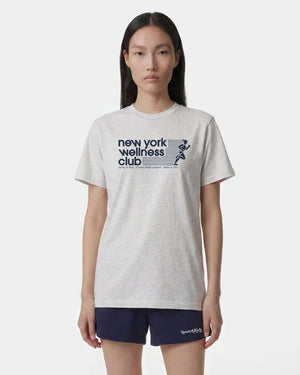 USA WELLNESS CLUB T-SHIRT / HEATHER GRAY