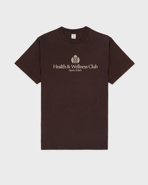 H&W CREST T-SHIRT / CHOCOLATE