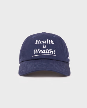 HEALTH IS WEALTH HAT / LIGHT NAVY