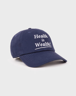 HEALTH IS WEALTH HAT / LIGHT NAVY