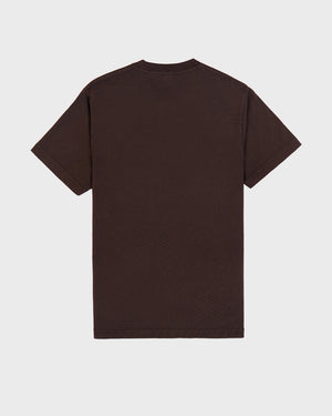 H&W CREST T-SHIRT / CHOCOLATE