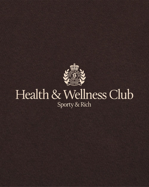 H&W CREST T-SHIRT / CHOCOLATE