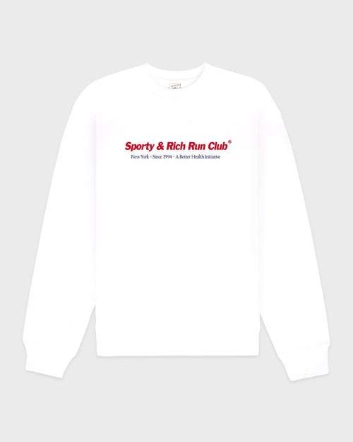 RUN CLUB CREWNECK / WHITE