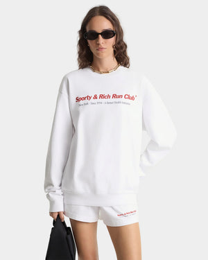 RUN CLUB CREWNECK / WHITE