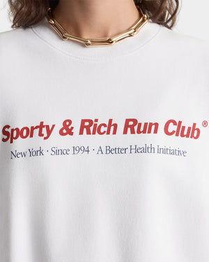 RUN CLUB CREWNECK / WHITE