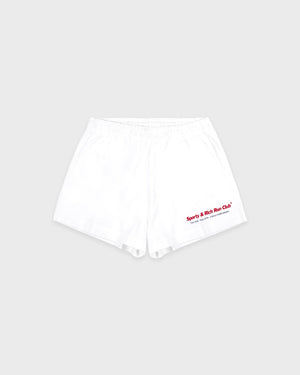 RUN CLUB DISCO SHORT / WHITE