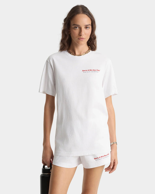 RUN CLUB T-SHIRT / WHITE