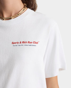 RUN CLUB T-SHIRT / WHITE