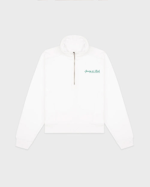 SYRACUSE QUARTER ZIP / WHITE
