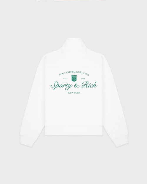 SYRACUSE QUARTER ZIP / WHITE