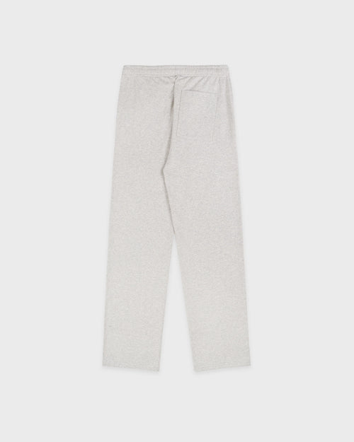 SIGNATURE LOGO EMBROIDERED WIDE SWEATPANT / HEATHER GRAY