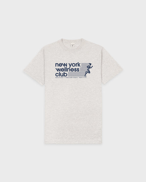 USA WELLNESS CLUB T-SHIRT / HEATHER GRAY