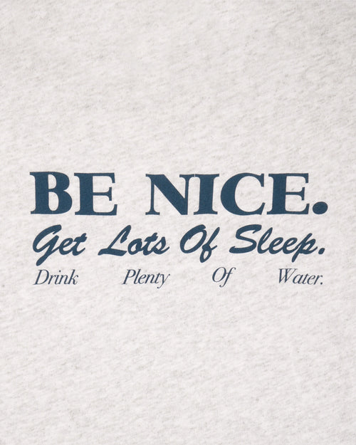 BE NICE ESSENTIAL TEE / HEATHER GRAY
