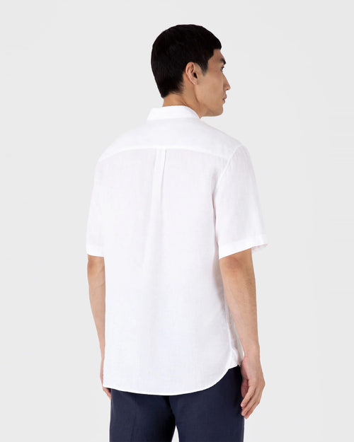LINEN SS SHIRT / WHITE