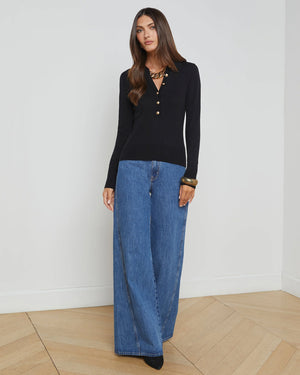 STERLING SWEATER / BLACK / GOLD