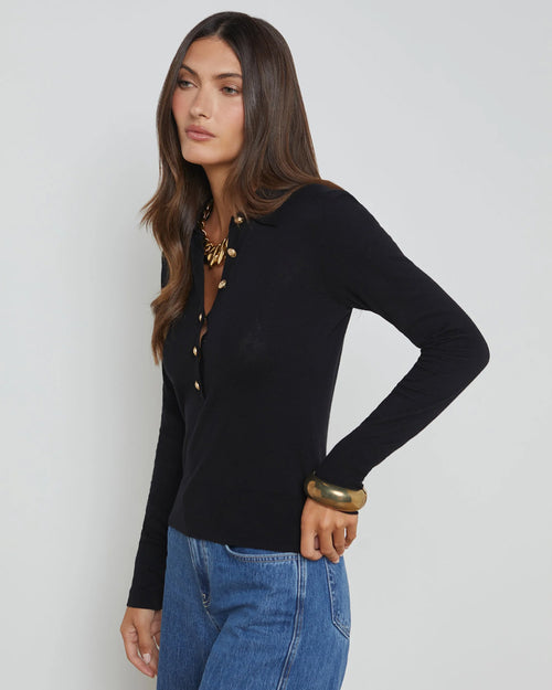 STERLING SWEATER / BLACK / GOLD