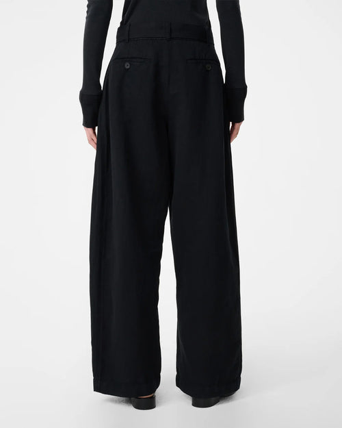 CHATTO BELTED PANT / BLACK