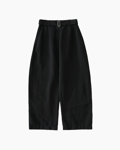 CHATTO BELTED PANT / BLACK