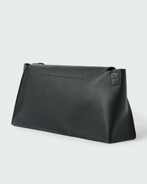 SHIBORU LEATHER BAG / BLACK