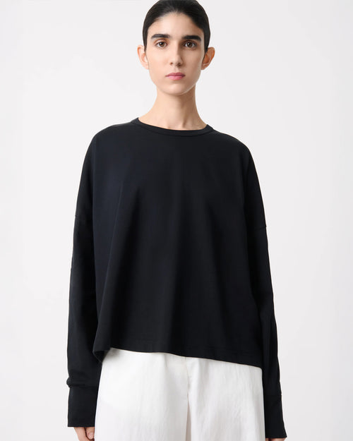 LOOP LONG SLEEVE T-SHIRT / BLACK